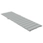 vidaXL Sonnenliegen-Auflage Melange Hellgrau 200x60x4 cm Stoff vidaXL Sonnenliegen-Auflage Melange Hellgrau 200x60x4 cm Stoff