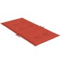 vidaXL Niedriglehner-Auflagen 4 Stk. Melange Rot 100x50x4 cm Stoff vidaXL Niedriglehner-Auflagen 4 Stk. Melange Rot 100x50x4 cm Stoff