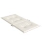vidaXL Niedriglehner-Auflagen 6 Stk. Melange Creme 100x50x4 cm Stoff vidaXL Niedriglehner-Auflagen 6 Stk. Melange Creme 100x50x4 cm Stoff