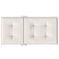 vidaXL Niedriglehner-Auflagen 6 Stk. Melange Creme 100x50x4 cm Stoff vidaXL Niedriglehner-Auflagen 6 Stk. Melange Creme 100x50x4 cm Stoff