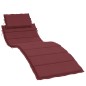 vidaXL Sonnenliegen-Auflage Melange Weinrot 186x58x3 cm Stoff vidaXL Sonnenliegen-Auflage Melange Weinrot 186x58x3 cm Stoff