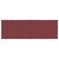 vidaXL Sonnenliegen-Auflage Melange Weinrot 186x58x3 cm Stoff vidaXL Sonnenliegen-Auflage Melange Weinrot 186x58x3 cm Stoff
