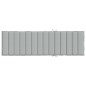 vidaXL Sonnenliegen-Auflage Melange Hellgrau 200x50x4 cm Stoff vidaXL Sonnenliegen-Auflage Melange Hellgrau 200x50x4 cm Stoff