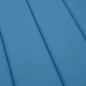 vidaXL Sonnenliegen-Auflage Melange Blau 200x50x4 cm Stoff vidaXL Sonnenliegen-Auflage Melange Blau 200x50x4 cm Stoff