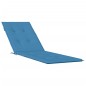 vidaXL Liegestuhl-Auflage Melange Blau (75+105)x50x3 cm Stoff vidaXL Liegestuhl-Auflage Melange Blau (75+105)x50x3 cm Stoff