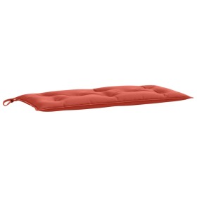 vidaXL Gartenbank-Auflage Melange Rot 100x50x7 cm Stoff