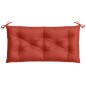 vidaXL Gartenbank-Auflage Melange Rot 100x50x7 cm Stoff vidaXL Gartenbank-Auflage Melange Rot 100x50x7 cm Stoff