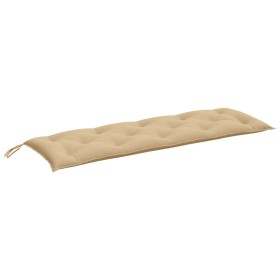 vidaXL Gartenbank-Auflage Melange Beige 150x50x7 cm Stoff