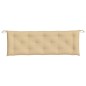 vidaXL Gartenbank-Auflage Melange Beige 150x50x7 cm Stoff vidaXL Gartenbank-Auflage Melange Beige 150x50x7 cm Stoff
