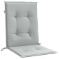 vidaXL Niedriglehner-Auflagen 2 Stk. Melange Hellgrau 100x50x4cm Stoff vidaXL Niedriglehner-Auflagen 2 Stk. Melange Hellgrau 100x50x4cm Stoff