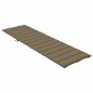 vidaXL Sonnenliegen-Auflage Melange Taupe 200x70x4 cm Stoff vidaXL Sonnenliegen-Auflage Melange Taupe 200x70x4 cm Stoff