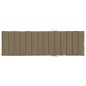 vidaXL Sonnenliegen-Auflage Melange Taupe 200x70x4 cm Stoff vidaXL Sonnenliegen-Auflage Melange Taupe 200x70x4 cm Stoff