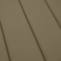 vidaXL Sonnenliegen-Auflage Melange Taupe 200x70x4 cm Stoff vidaXL Sonnenliegen-Auflage Melange Taupe 200x70x4 cm Stoff