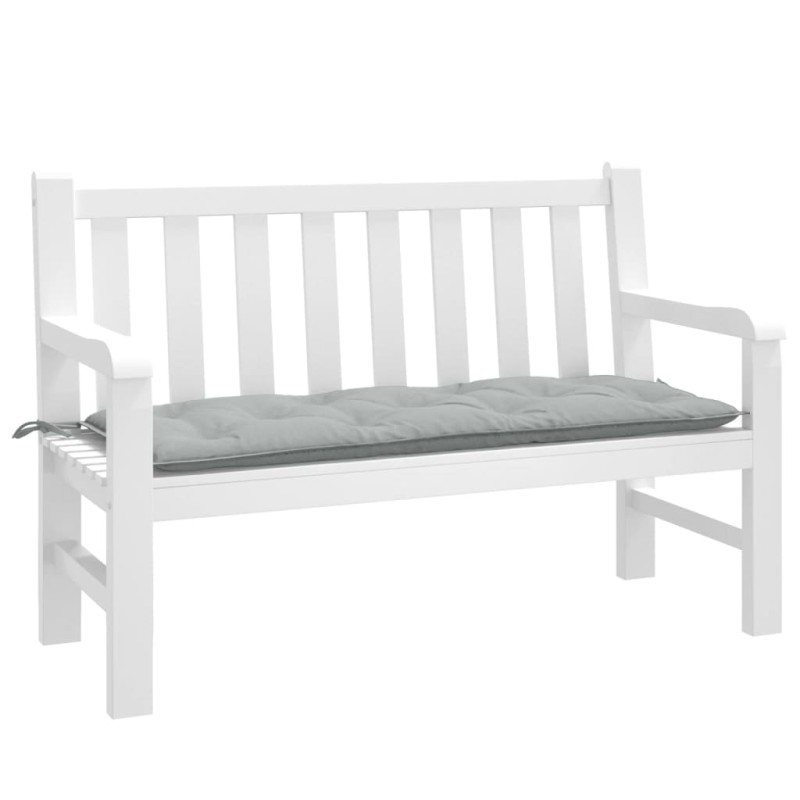 vidaXL Gartenbank-Auflage Melange Hellgrau 120x50x7 cm Stoff vidaXL Gartenbank-Auflage Melange Hellgrau 120x50x7 cm Stoff