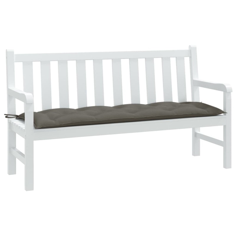 vidaXL Gartenbank-Auflage Melange Dunkelgrau 150x50x7 cm Stoff vidaXL Gartenbank-Auflage Melange Dunkelgrau 150x50x7 cm Stoff
