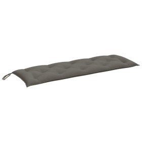 vidaXL Gartenbank-Auflage Melange Dunkelgrau 150x50x7 cm Stoff