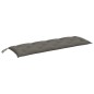 vidaXL Gartenbank-Auflage Melange Dunkelgrau 150x50x7 cm Stoff vidaXL Gartenbank-Auflage Melange Dunkelgrau 150x50x7 cm Stoff