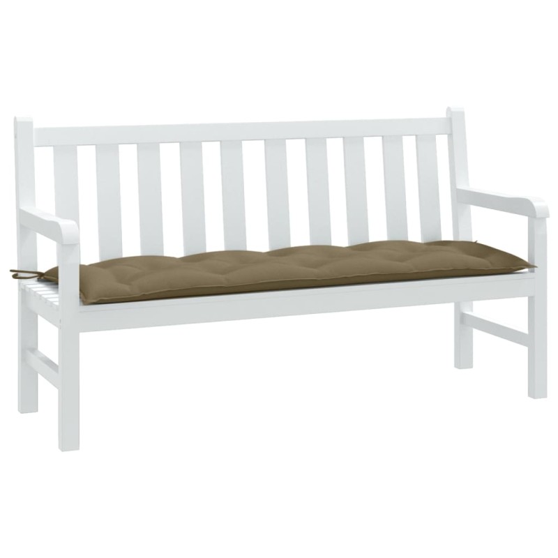 vidaXL Gartenbank-Auflage Melange Taupe 150x50x7 cm Stoff vidaXL Gartenbank-Auflage Melange Taupe 150x50x7 cm Stoff