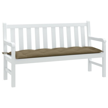 vidaXL Gartenbank-Auflage Melange Taupe 150x50x7 cm Stoff