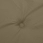 vidaXL Gartenbank-Auflage Melange Taupe 150x50x7 cm Stoff vidaXL Gartenbank-Auflage Melange Taupe 150x50x7 cm Stoff