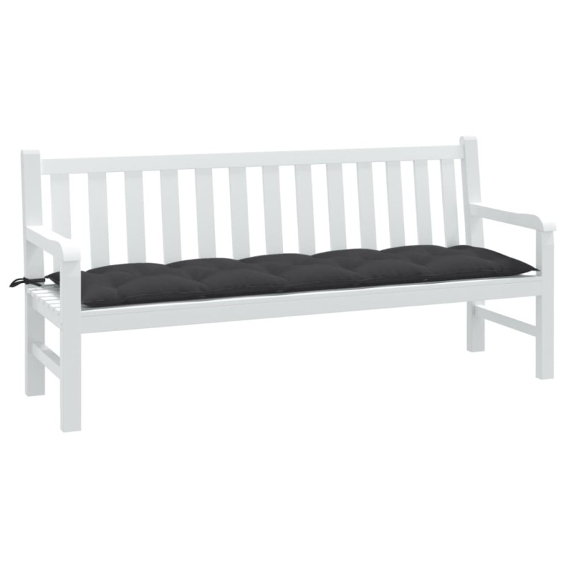 vidaXL Gartenbank-Auflage Melange Anthrazit 180x50x7 cm Stoff vidaXL Gartenbank-Auflage Melange Anthrazit 180x50x7 cm Stoff