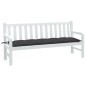 vidaXL Gartenbank-Auflage Melange Anthrazit 180x50x7 cm Stoff vidaXL Gartenbank-Auflage Melange Anthrazit 180x50x7 cm Stoff