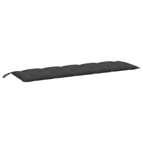vidaXL Gartenbank-Auflage Melange Anthrazit 180x50x7 cm Stoff