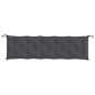 vidaXL Gartenbank-Auflage Melange Anthrazit 180x50x7 cm Stoff vidaXL Gartenbank-Auflage Melange Anthrazit 180x50x7 cm Stoff