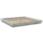 vidaXL Bettgestell mit LED Betongrau 200x200 cm Holzwerkstoff vidaXL Bettgestell mit LED Betongrau 200x200 cm Holzwerkstoff