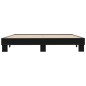 vidaXL Bettgestell Schwarz 200x200 cm Holzwerkstoff und Metall vidaXL Bettgestell Schwarz 200x200 cm Holzwerkstoff und Metall