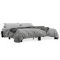 vidaXL Bettgestell Schwarz 180x200 cm Holzwerkstoff und Metall vidaXL Bettgestell Schwarz 180x200 cm Holzwerkstoff und Metall