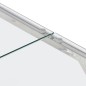 vidaXL Couchtisch Silbern Edelstahl und Hartglas vidaXL Couchtisch Silbern Edelstahl und Hartglas