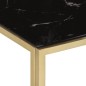 vidaXL Couchtisch Golden Edelstahl und Hartglas vidaXL Couchtisch Golden Edelstahl und Hartglas