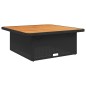 vidaXL 5-tlg. Garten-Essgruppe mit Kissen Schwarz Poly Rattan vidaXL 5-tlg. Garten-Essgruppe mit Kissen Schwarz Poly Rattan