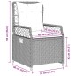 vidaXL 5-tlg. Garten-Essgruppe mit Kissen Schwarz Poly Rattan vidaXL 5-tlg. Garten-Essgruppe mit Kissen Schwarz Poly Rattan