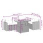 vidaXL 6-tlg. Garten-Sofagarnitur mit Kissen Beige Poly Rattan vidaXL 6-tlg. Garten-Sofagarnitur mit Kissen Beige Poly Rattan
