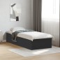 vidaXL Bettgestell Schwarz 75x190 cm Holzwerkstoff vidaXL Bettgestell Schwarz 75x190 cm Holzwerkstoff