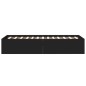 vidaXL Bettgestell Schwarz 75x190 cm Holzwerkstoff vidaXL Bettgestell Schwarz 75x190 cm Holzwerkstoff