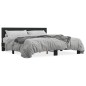 vidaXL Bettgestell Schwarz 200x200 cm Holzwerkstoff und Metall vidaXL Bettgestell Schwarz 200x200 cm Holzwerkstoff und Metall
