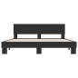 vidaXL Bettgestell Schwarz 200x200 cm Holzwerkstoff und Metall vidaXL Bettgestell Schwarz 200x200 cm Holzwerkstoff und Metall