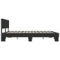 vidaXL Bettgestell Schwarz 200x200 cm Holzwerkstoff und Metall vidaXL Bettgestell Schwarz 200x200 cm Holzwerkstoff und Metall