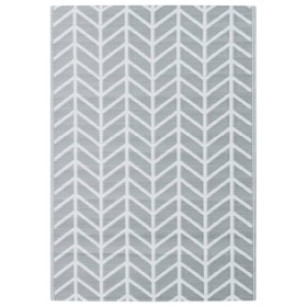 vidaXL Outdoor-Teppich Grau 160x230 cm PP