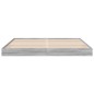 vidaXL Bettgestell Grau Sonoma 200x200 cm Holzwerkstoff vidaXL Bettgestell Grau Sonoma 200x200 cm Holzwerkstoff