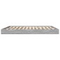 vidaXL Bettgestell Grau Sonoma 200x200 cm Holzwerkstoff vidaXL Bettgestell Grau Sonoma 200x200 cm Holzwerkstoff