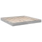 vidaXL Bettgestell Grau Sonoma 200x200 cm Holzwerkstoff vidaXL Bettgestell Grau Sonoma 200x200 cm Holzwerkstoff