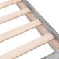 vidaXL Bettgestell Grau Sonoma 200x200 cm Holzwerkstoff vidaXL Bettgestell Grau Sonoma 200x200 cm Holzwerkstoff