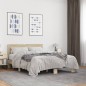 vidaXL Bettgestell Sonoma-Eiche 135x190 cm Holzwerkstoff und Metall vidaXL Bettgestell Sonoma-Eiche 135x190 cm Holzwerkstoff und Metall