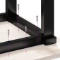 vidaXL Esstisch-Gestell in O-Form 80x40x73 cm Gusseisen vidaXL Esstisch-Gestell in O-Form 80x40x73 cm Gusseisen