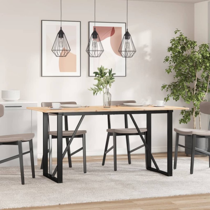 vidaXL Esstisch-Gestell in O-Form 140x60x73 cm Gusseisen vidaXL Esstisch-Gestell in O-Form 140x60x73 cm Gusseisen