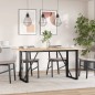 vidaXL Esstisch-Gestell in O-Form 140x60x73 cm Gusseisen vidaXL Esstisch-Gestell in O-Form 140x60x73 cm Gusseisen
